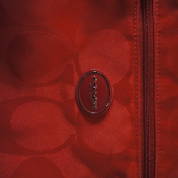 Coach Signature Getaway Nylon FileCross Body Purse - Picture 3 of 5